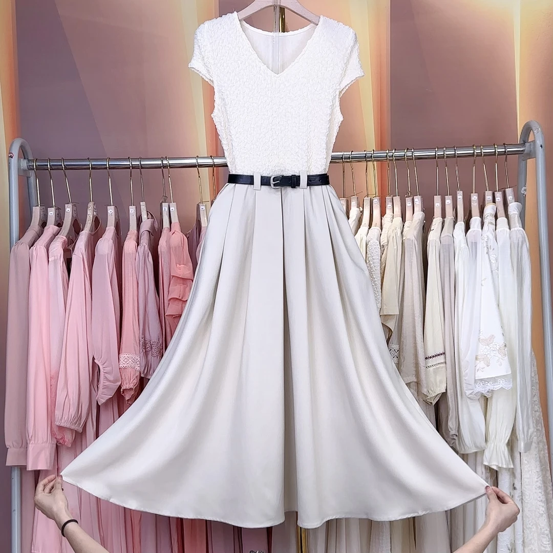 【RG062】2025年时尚气质百搭减龄显瘦新款女装连衣裙