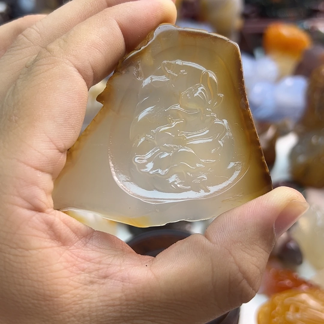 玛瑙/玉髓未镶嵌颈饰