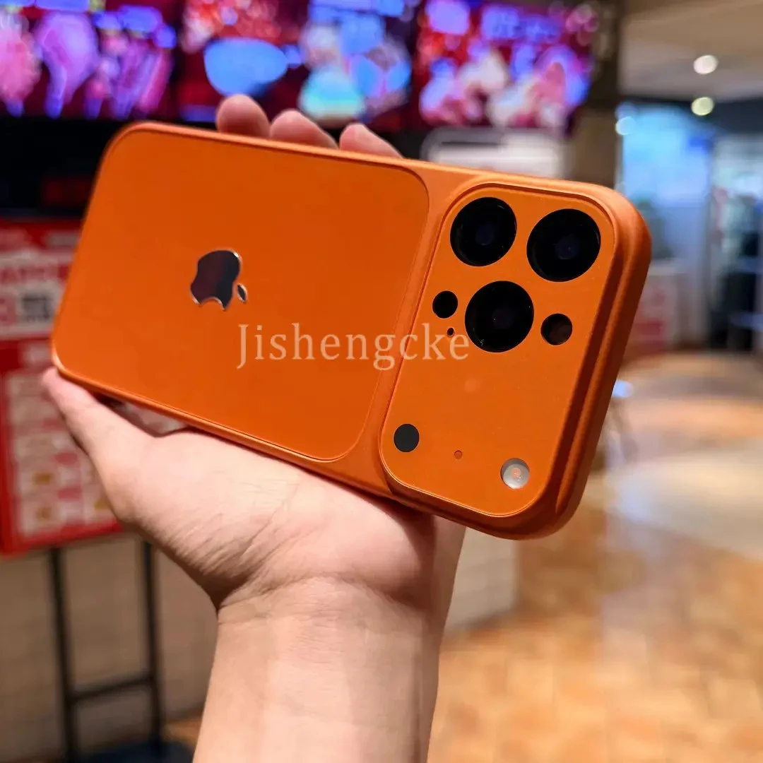 秒变17pro大视窗适用苹果17promax手机壳16磨砂手感15防摔14/13硬