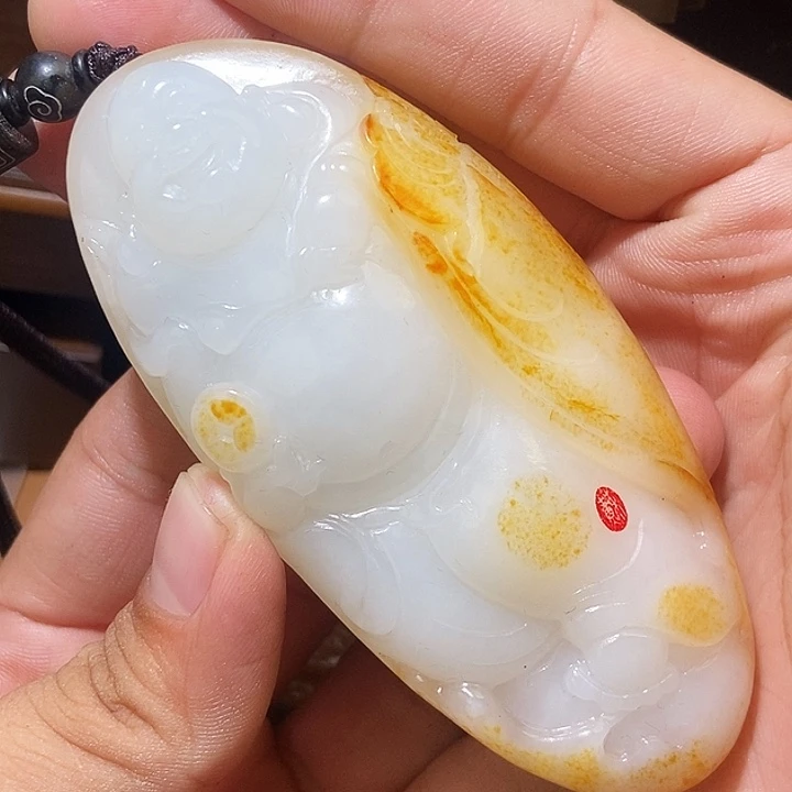 和田玉未镶嵌颈饰HX