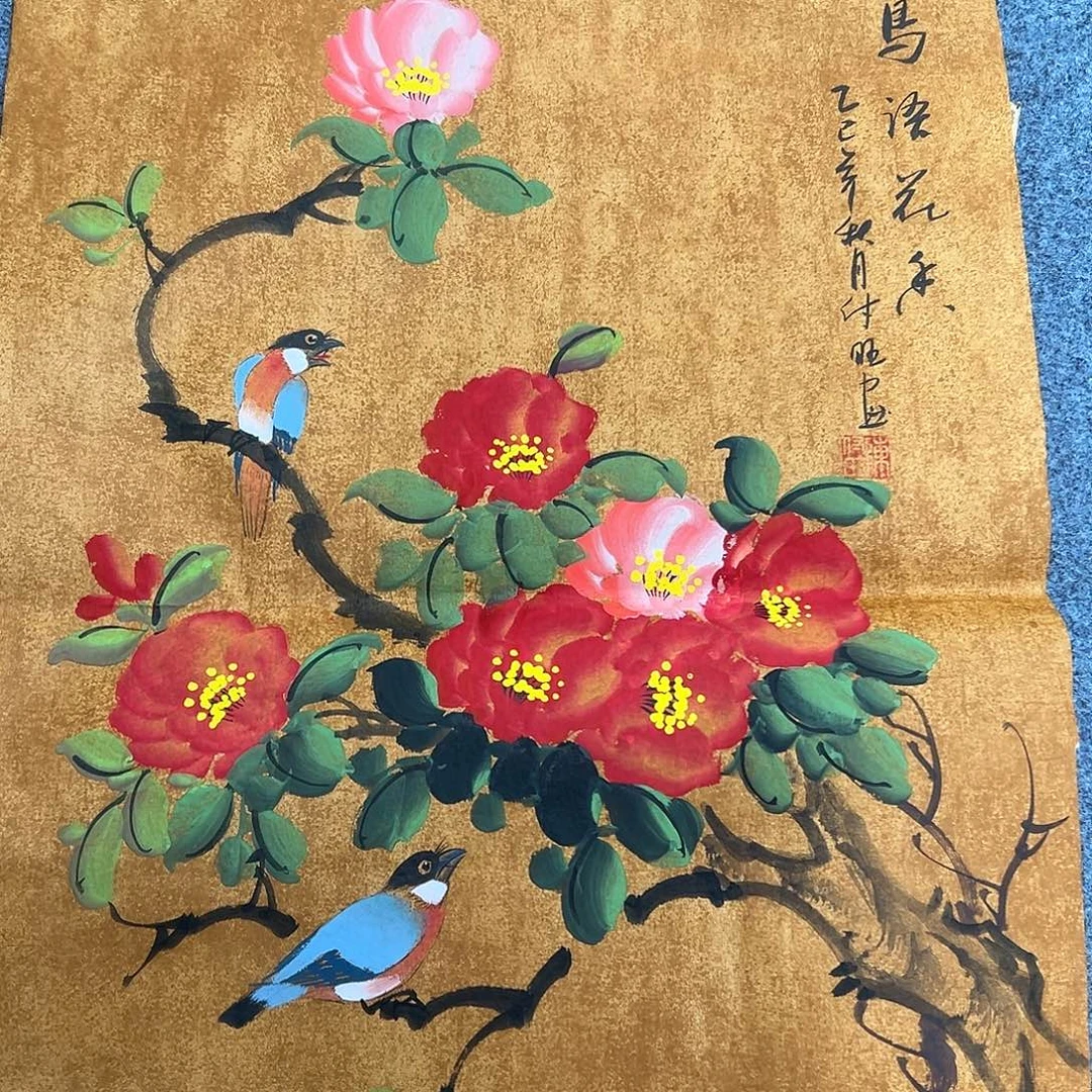 国画纯手绘作品图