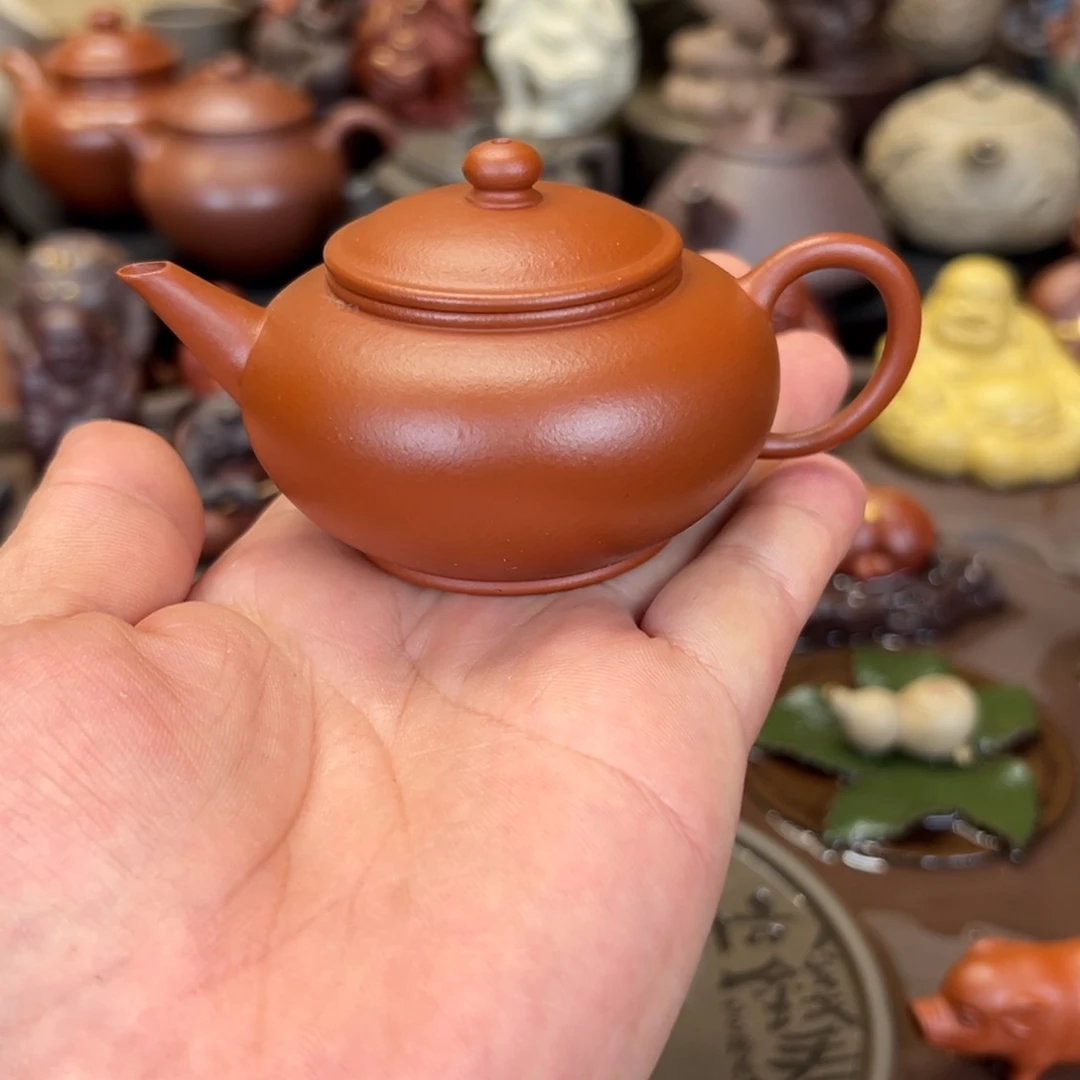 茶宠紫砂紫砂水平壶