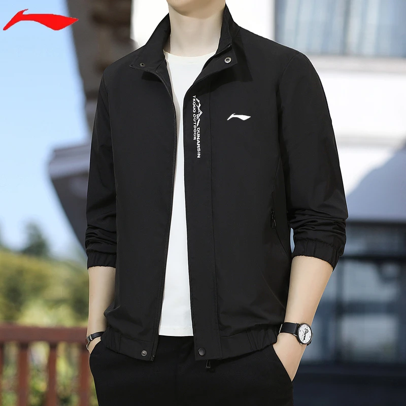 国货品牌薄款秋季立领男士夹克男款外套春秋季复古工装风百搭休闲