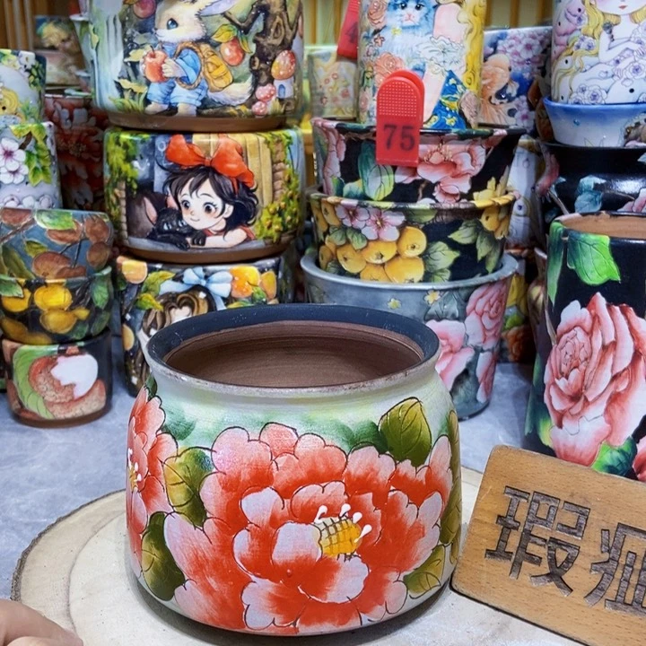 景德镇艺术手绘作品