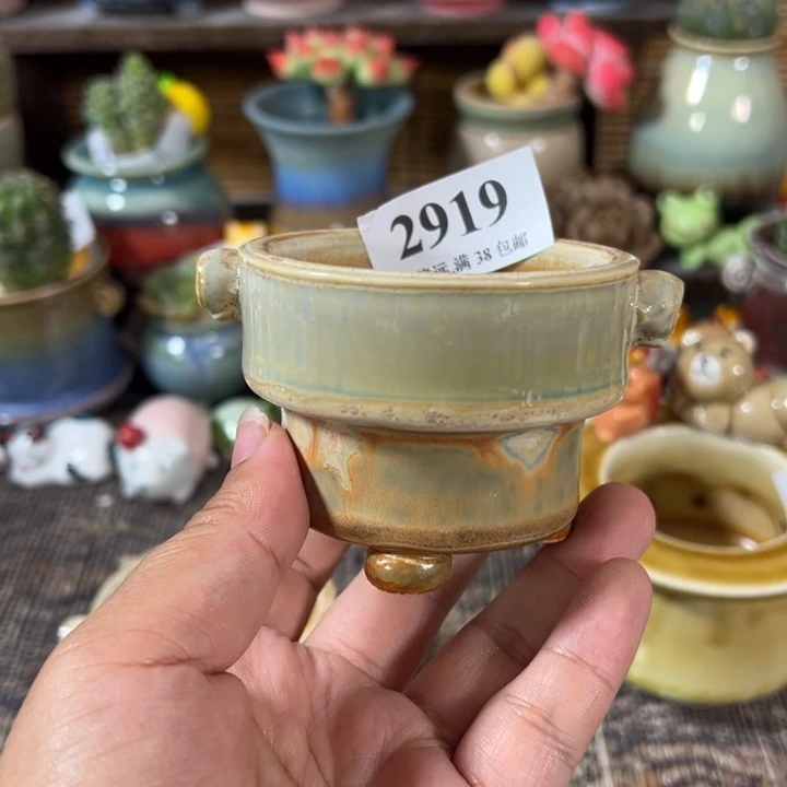 口6 手工花盆满30包邮