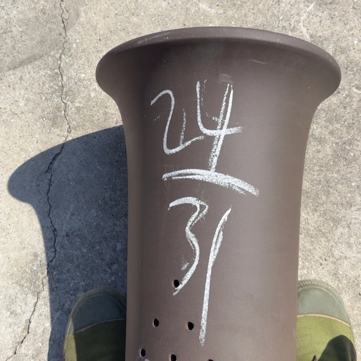 紫砂花盆紫砂的花