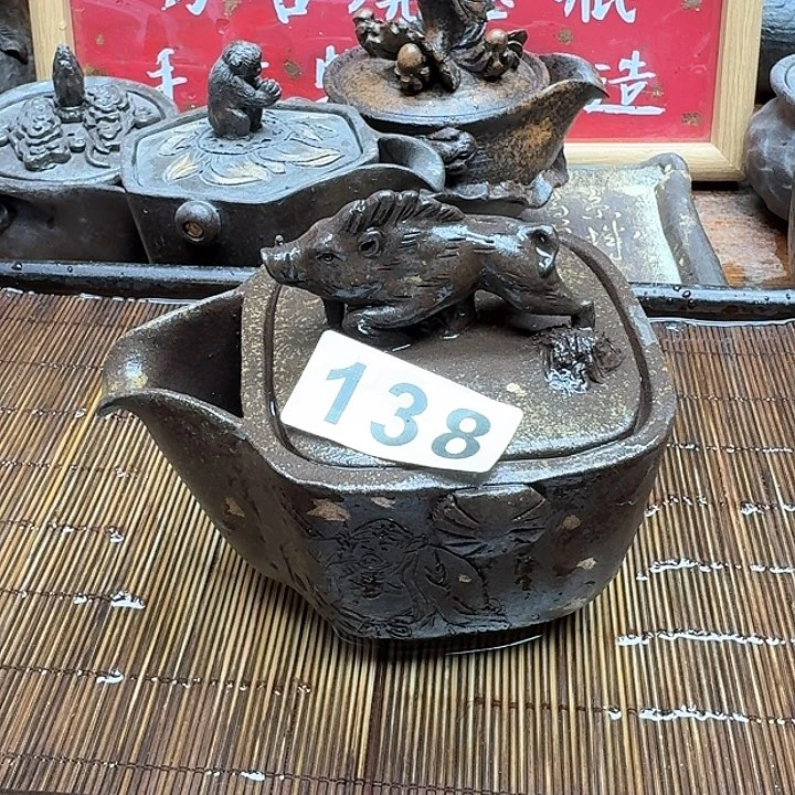 纯手工制作粗陶茶具