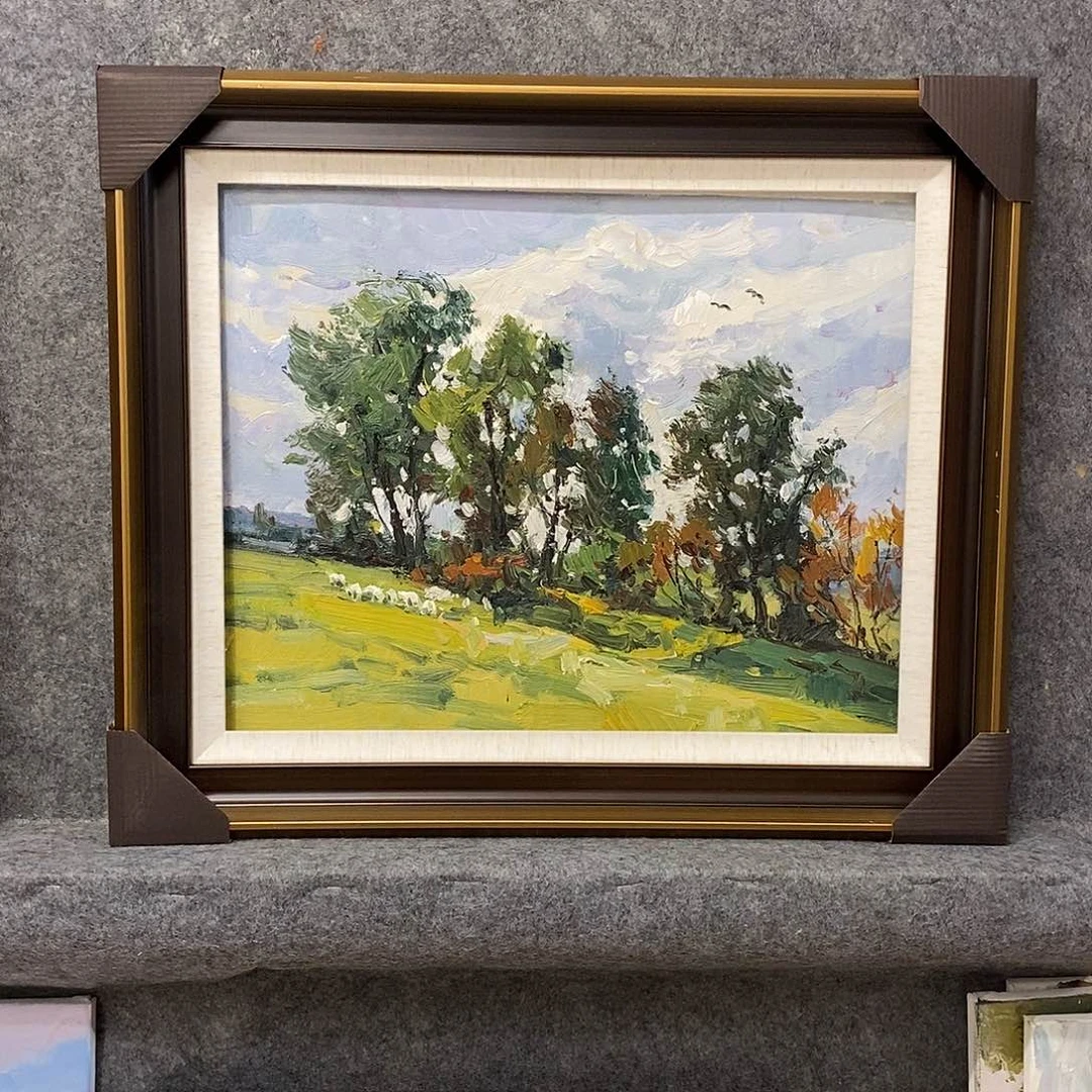 油画带外框画芯尺寸40x50cm
