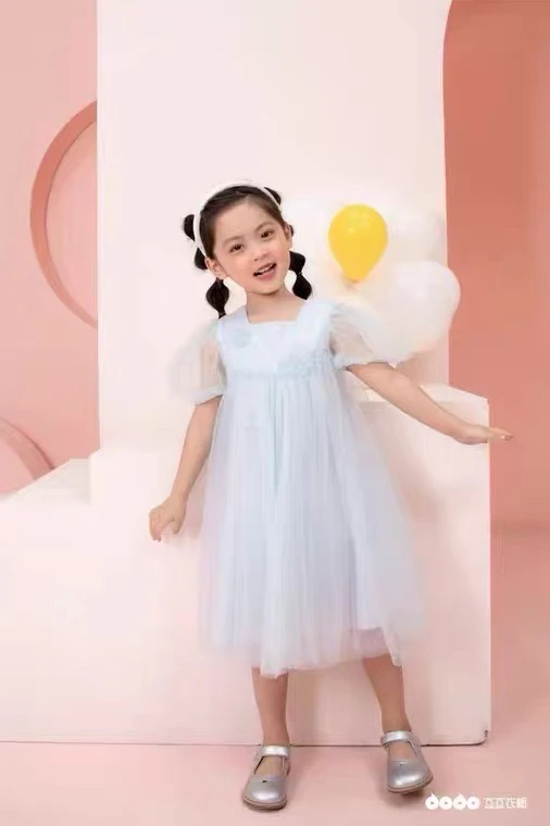 公主裙女童夏款公主纱裙儿童洋气时尚夏季网纱裙