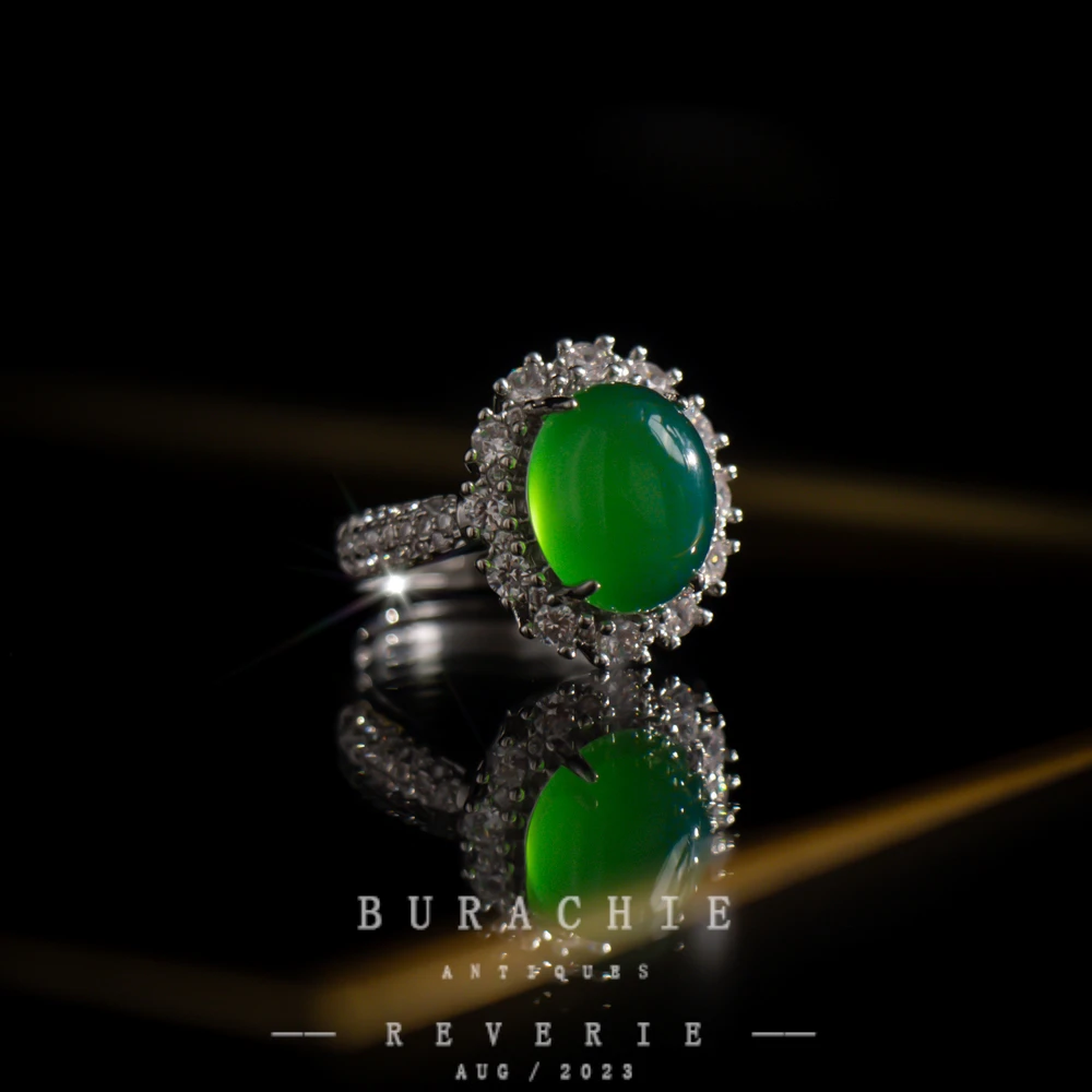 铜合金仿水晶戒指 【2787】周年珍藏英｜经典原标克拉款CrownFrett