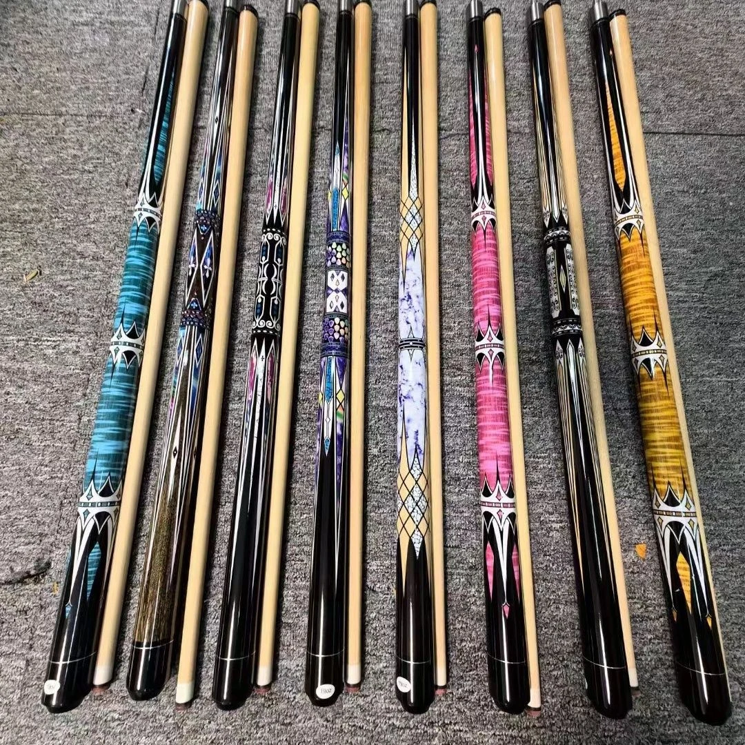 台球杆大头美式球房小头公杆中式黑八新款花式大头杆九球杆桌球杆