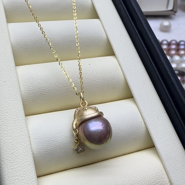 未镶嵌淡水珍珠摆件许愿星10.5mm