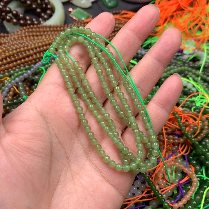 和田玉未镶嵌手链25