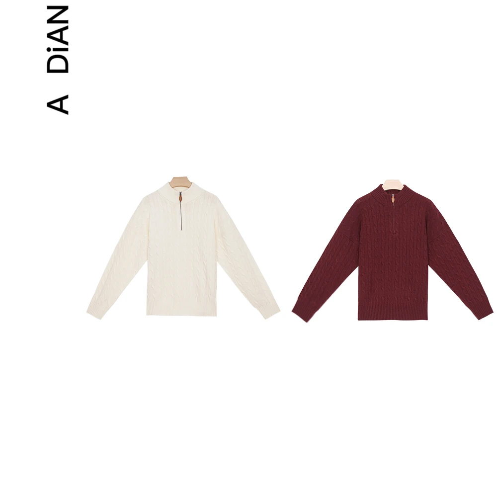 <书卷气>MORO羊绒羊毛混纺针织衫微宽松版型休闲气质风