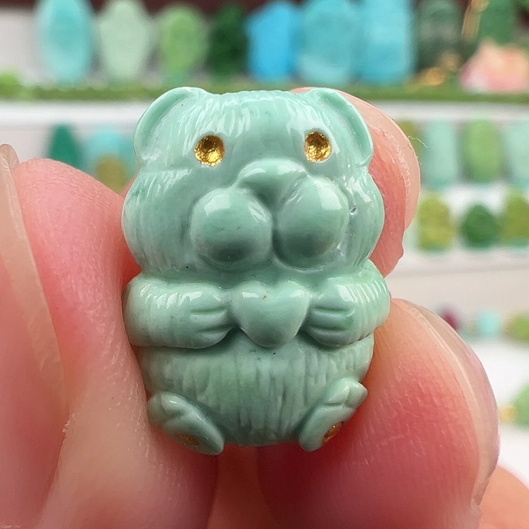绿松石未镶嵌吊坠(不含链)