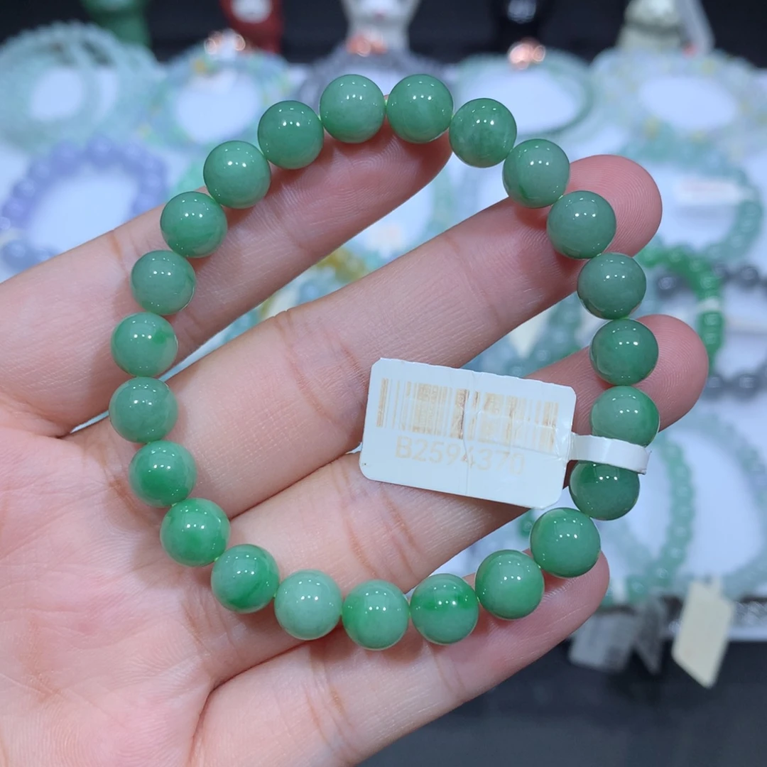 翡翠未镶嵌手串天然
