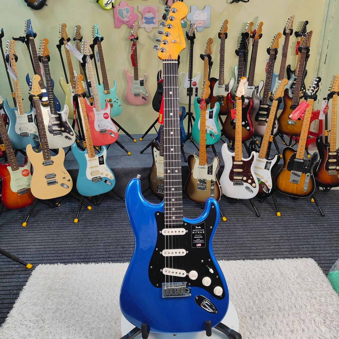 特价琴Fender芬达美超二代st电吉他乌木指板019141776尊雅蓝