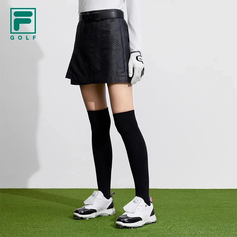 斐乐女梭织裙2024春季高尔夫运动基础半身裙短裙A11W415309F