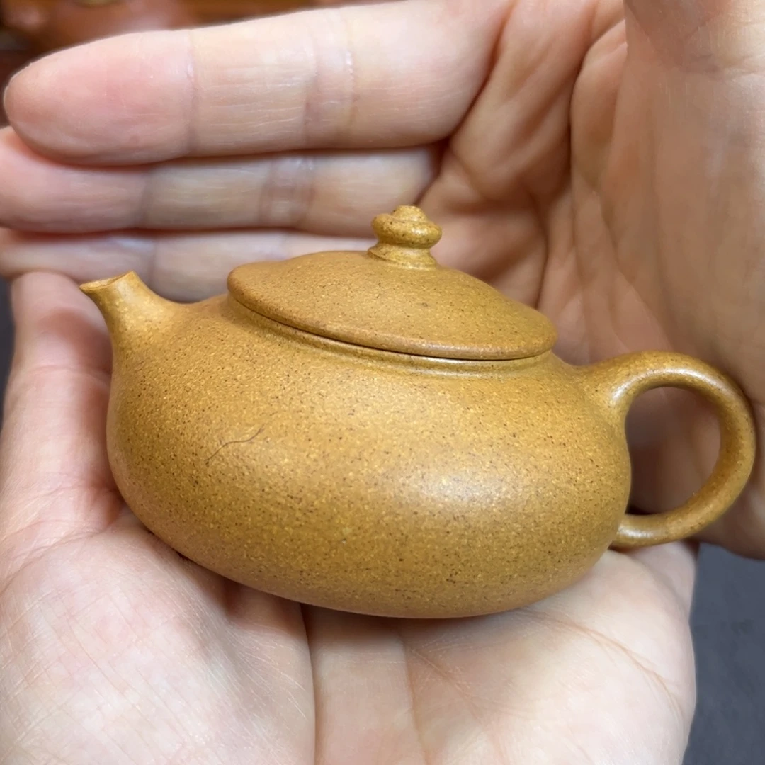 鹤***星茶壶紫砂宜兴紫砂壶半手工制作