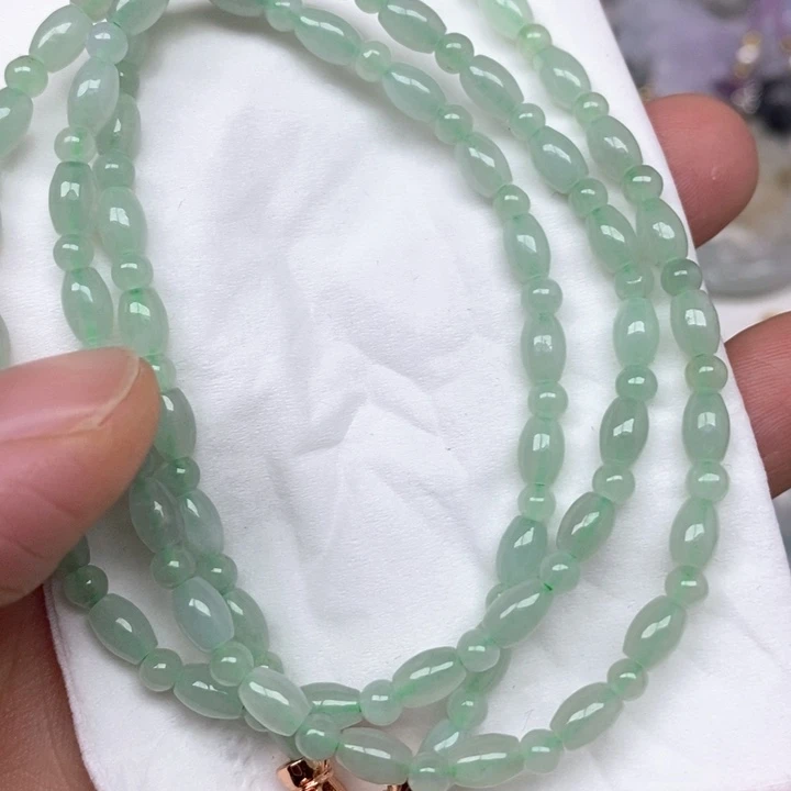 翡翠未镶嵌颈饰02号