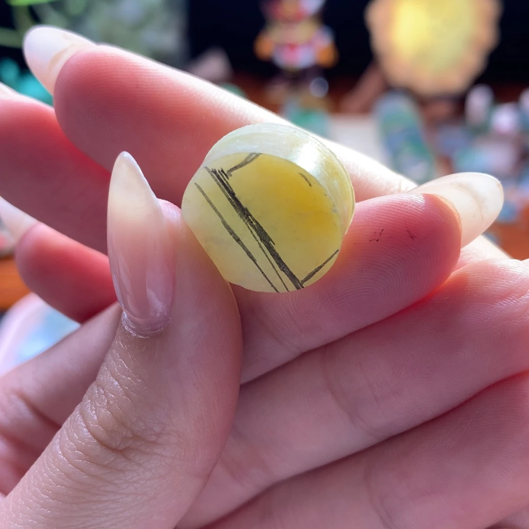 7***1定制翡翠未镶嵌切割珠子