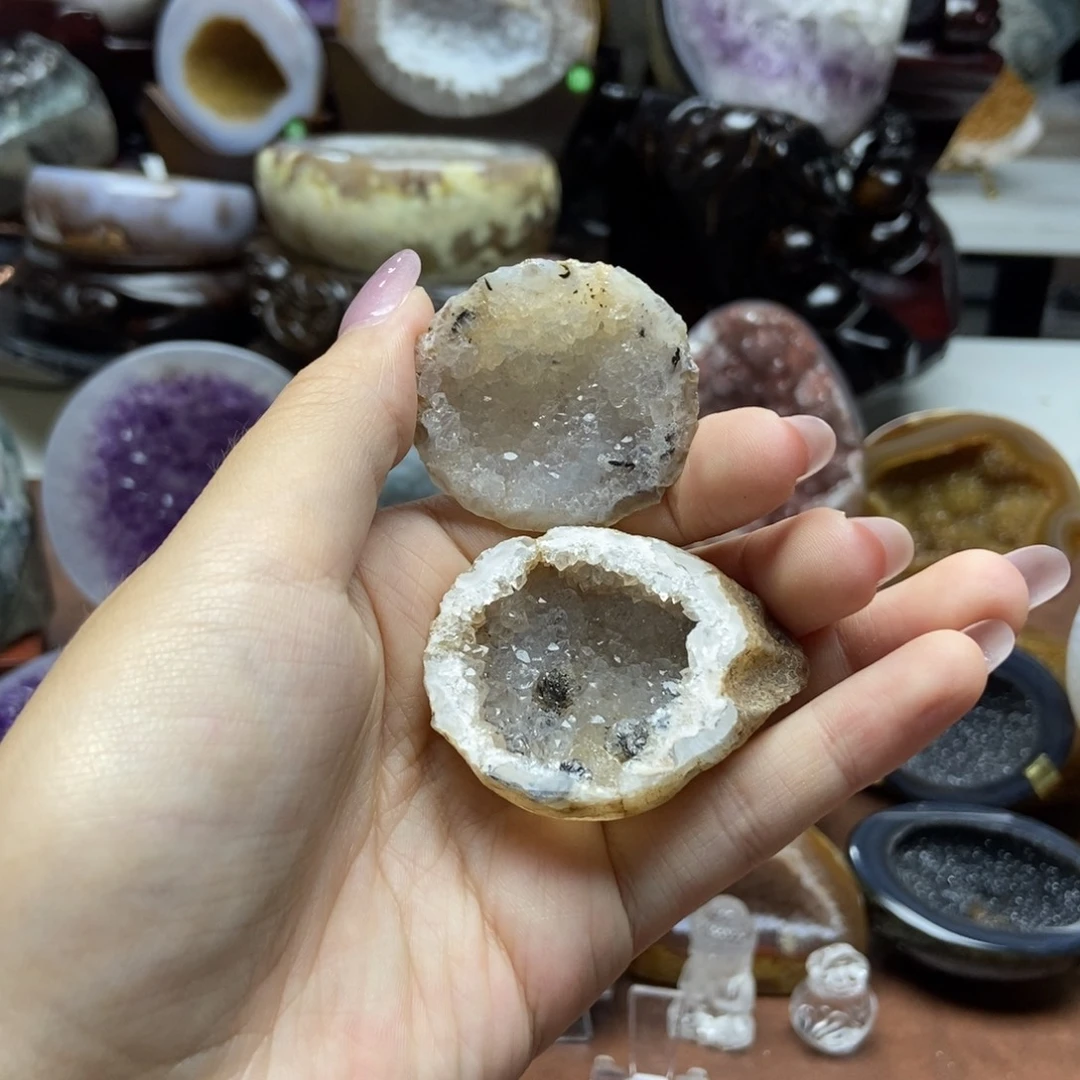 紫晶摆件未镶嵌水晶