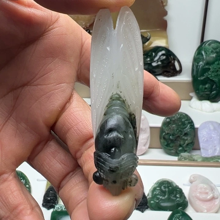 独山玉未镶嵌吊坠(不含链)