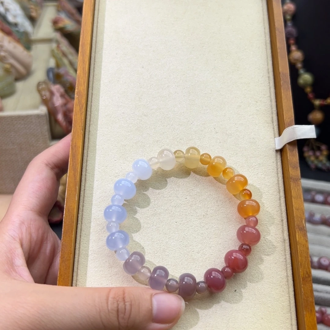 米***粒玛瑙/玉髓未镶嵌手链