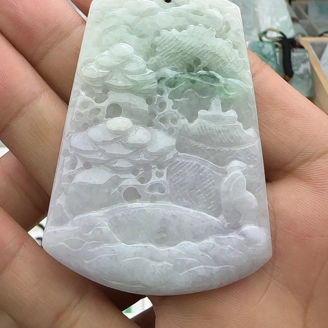 翡翠未镶嵌颈饰翡翠