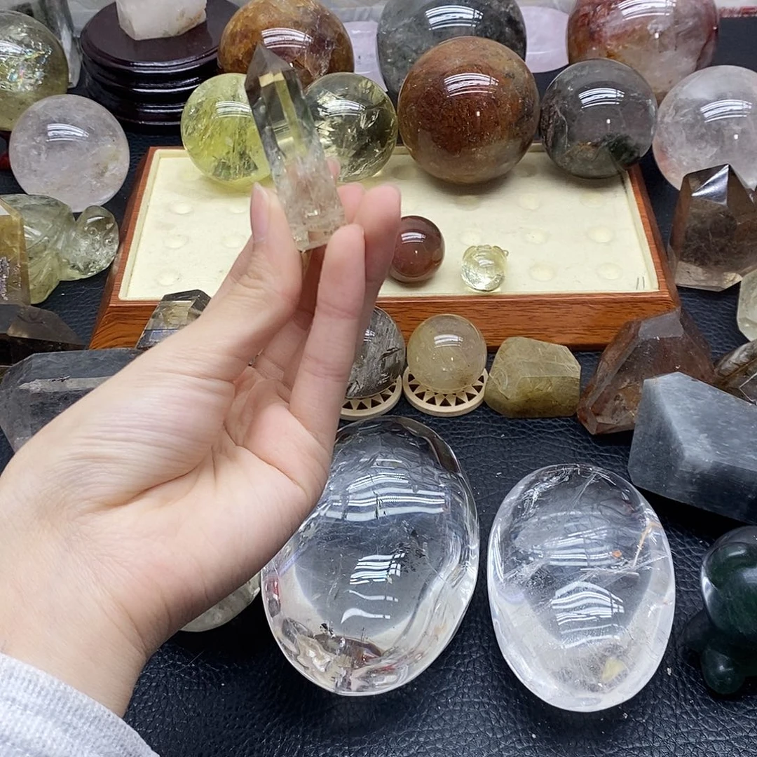 未镶嵌珠宝半成品水晶65水晶石