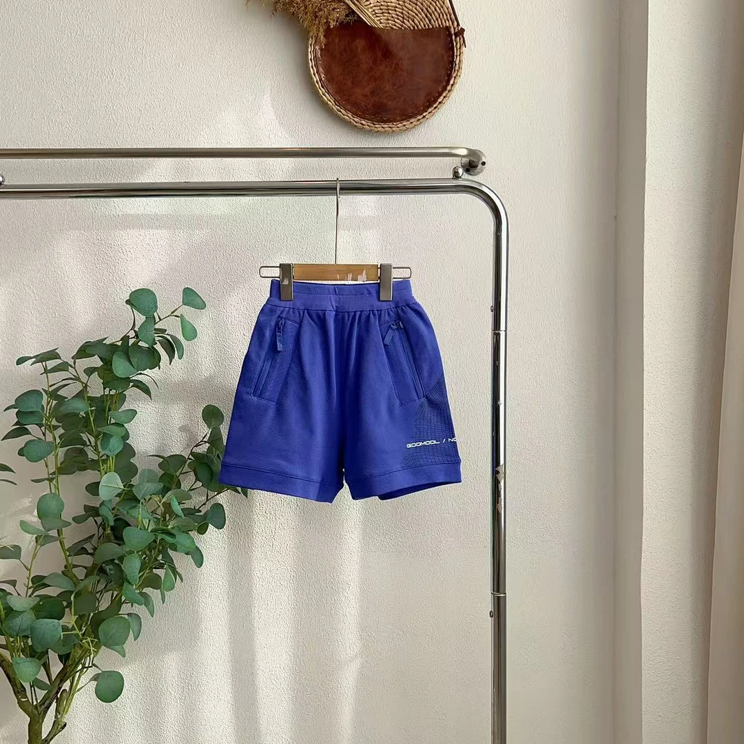 0135各蓝色休闲短裤