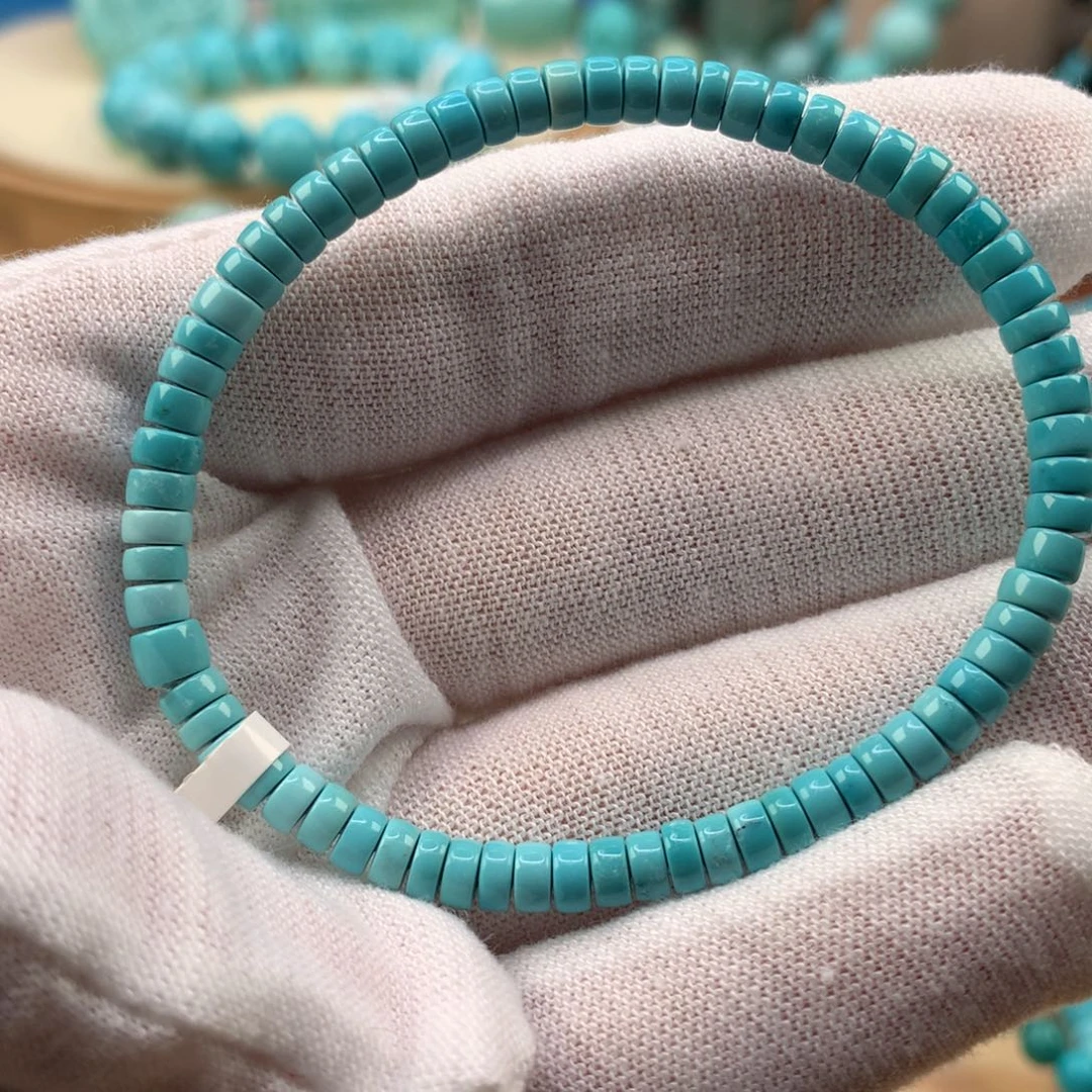 绿松石未镶嵌珠宝奇石4.3mm