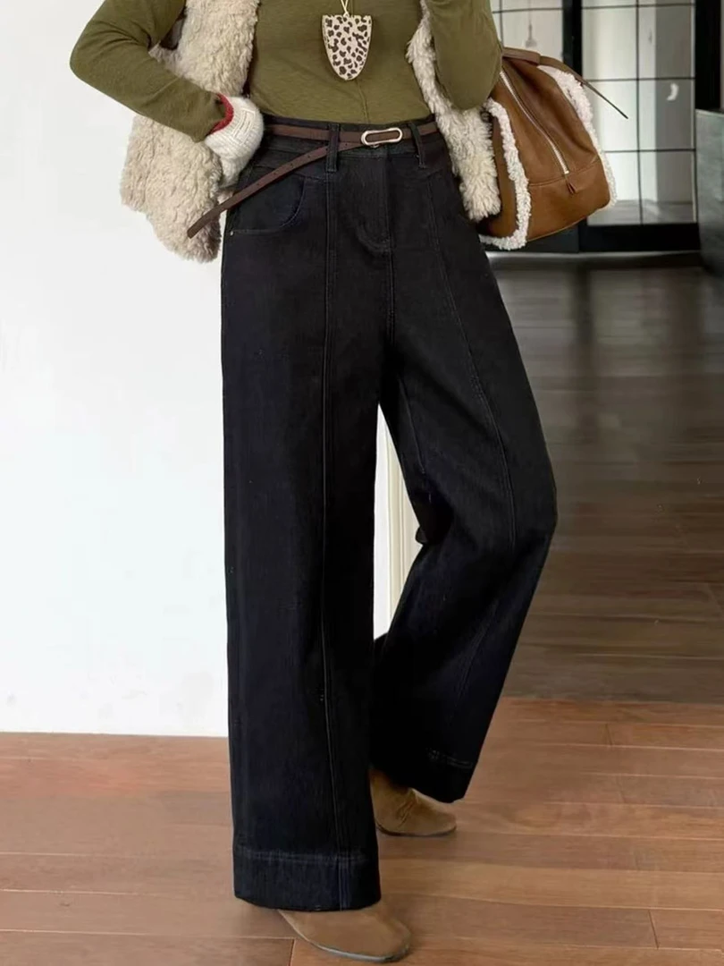 时尚加绒牛仔裤3970（裤长97）