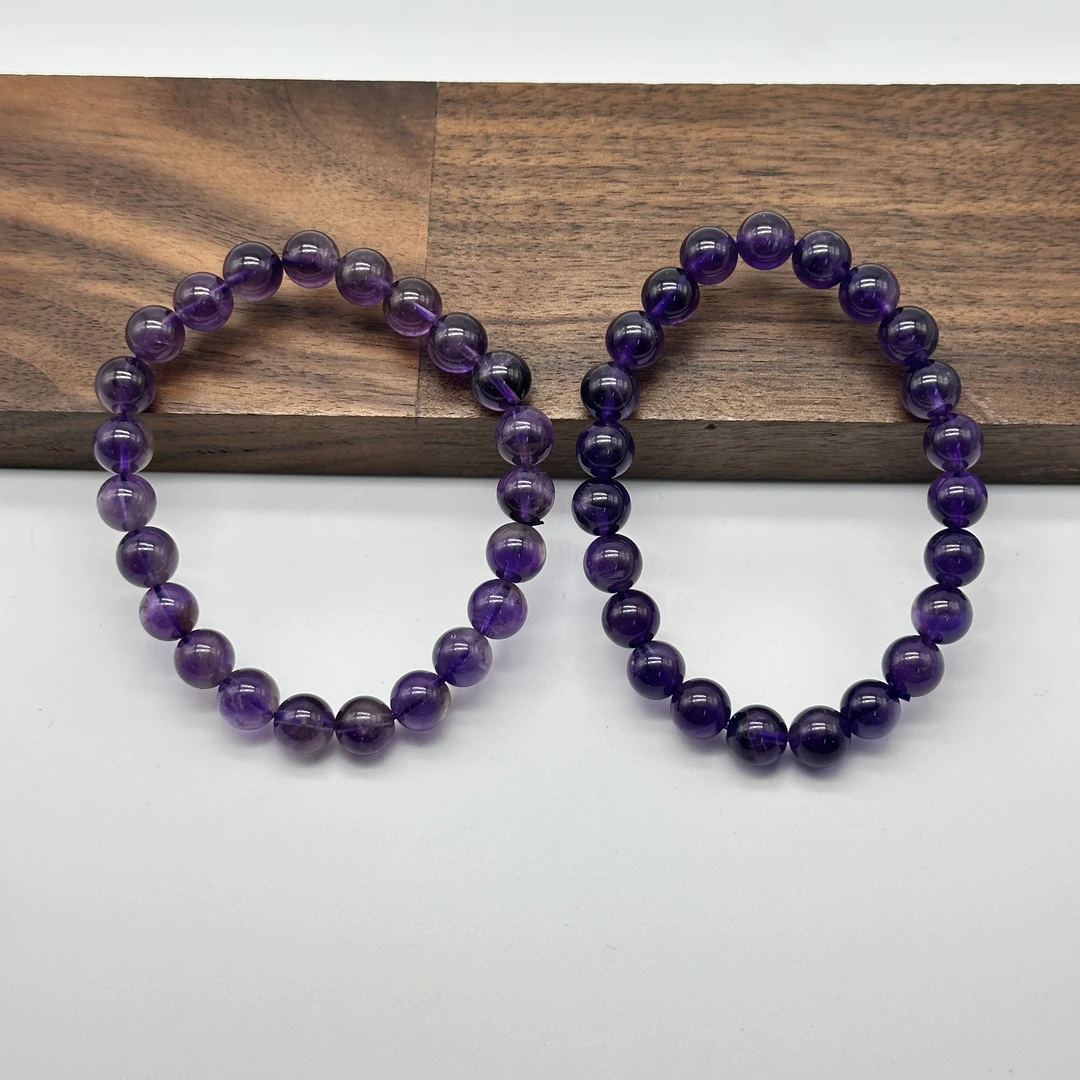 【肖掌柜】紫水晶手串 多样性只发一件 X/0641/Q 约8mm