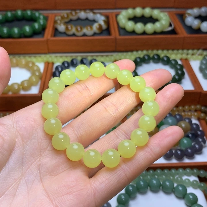 和田玉手串未镶嵌