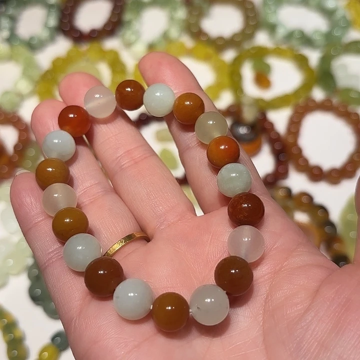 蛇纹石玉未镶嵌手串