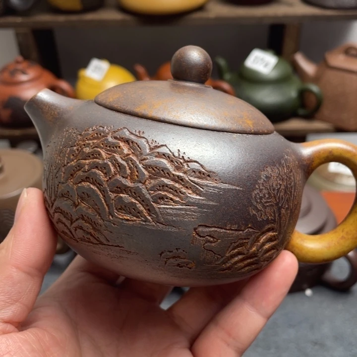 茶壶紫砂紫砂微瑕
