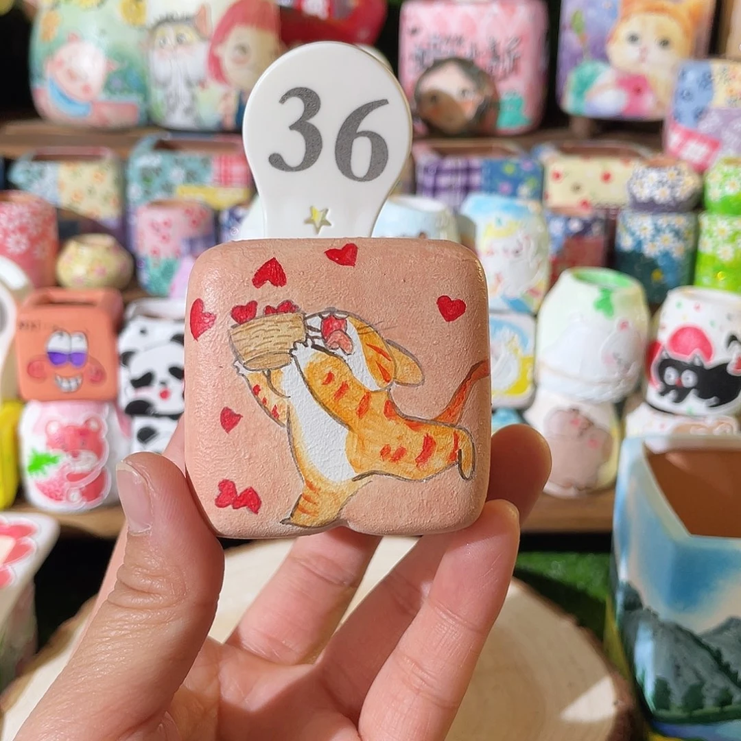 红陶36….手工手绘