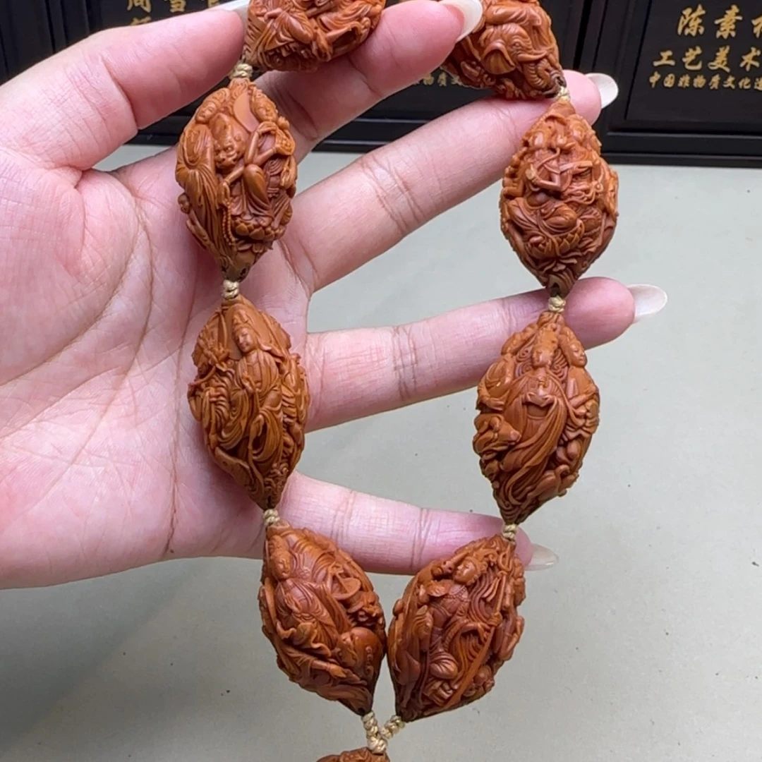 【闪购商品】橄榄核手串/手链2.6许忠英三十三观音
