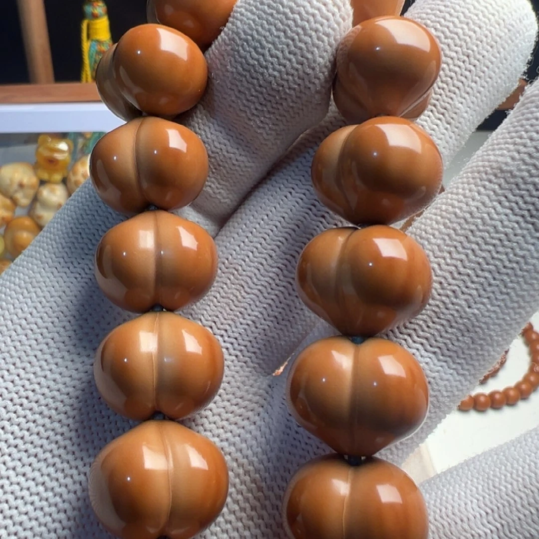 公***林猴头核桃手串猴头