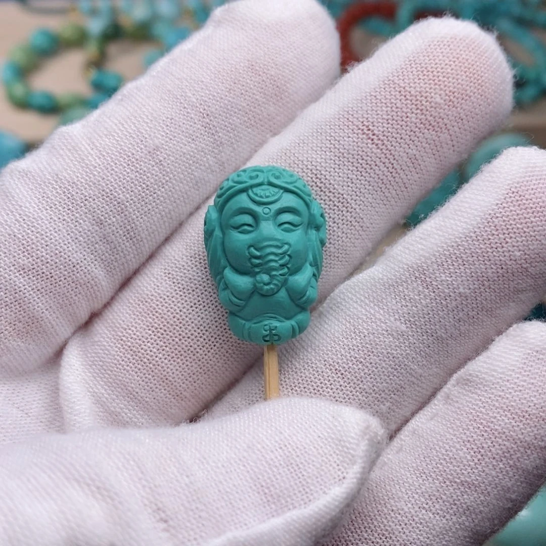 绿松石挂件未镶嵌