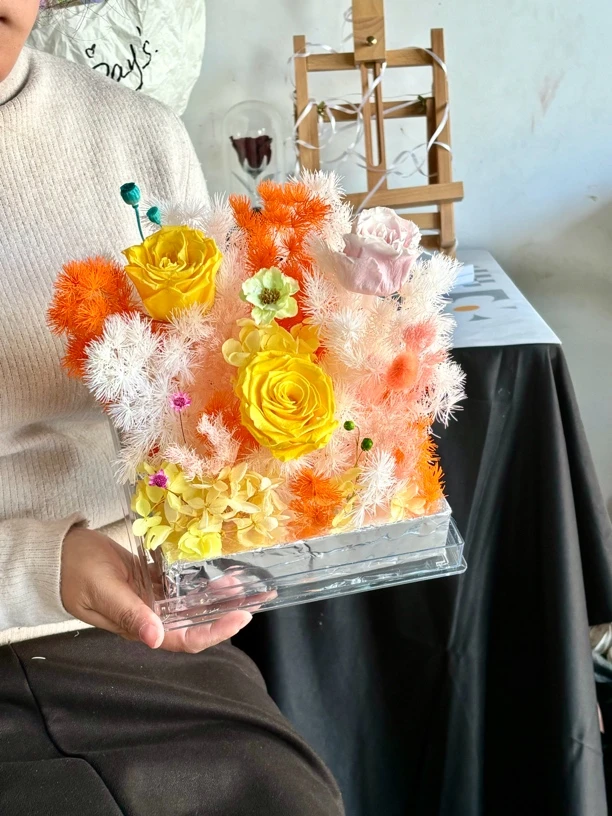 春日寄语 浪漫永生花盒送女友送闺蜜送爱人