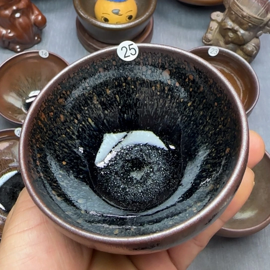 沙***洲茶盏印春堂柴烧建盏