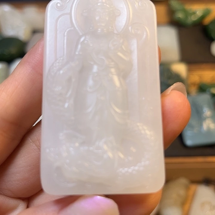 和田玉（白玉）未镶嵌吊坠(不含链)