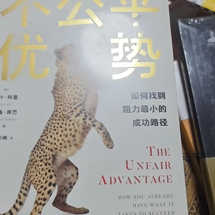 不公平优势瓶装库存书