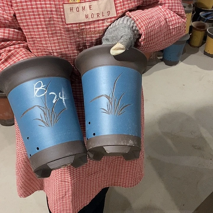 紫砂花盆紫砂花盆