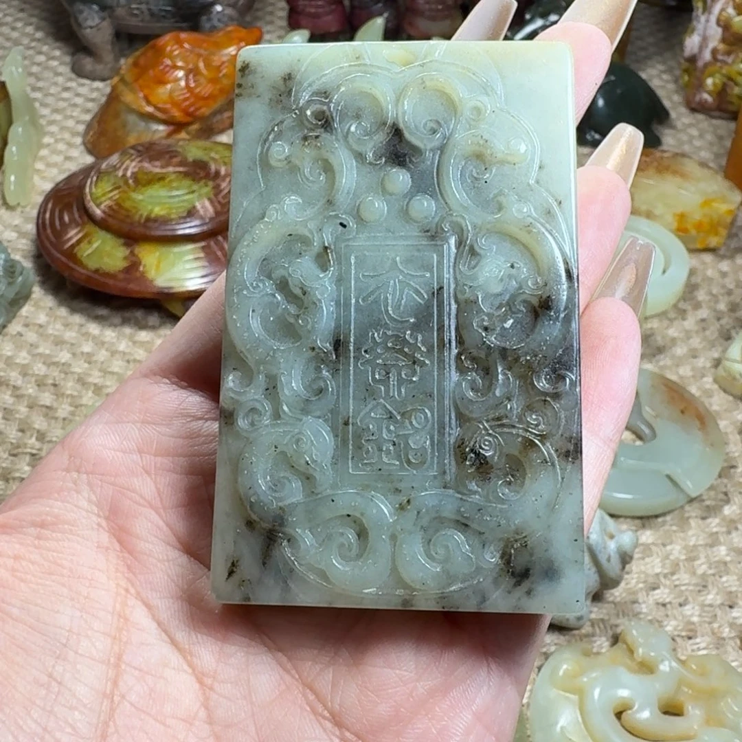 吊坠白玉菩提挂件