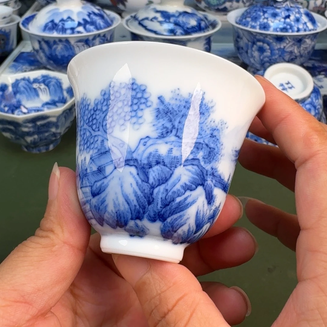 景德镇纯手绘茶具圆圆209