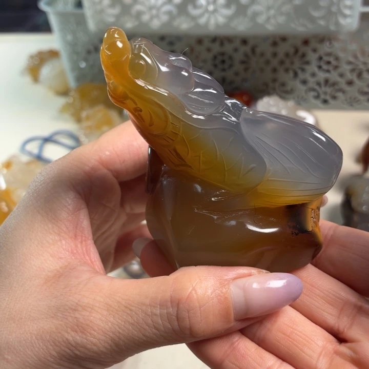 玛瑙/玉髓未镶嵌吊坠(不含链)