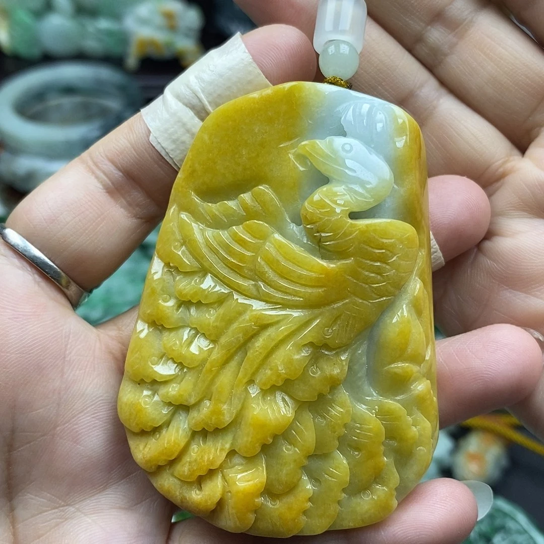 颈饰未镶嵌翡翠牌子